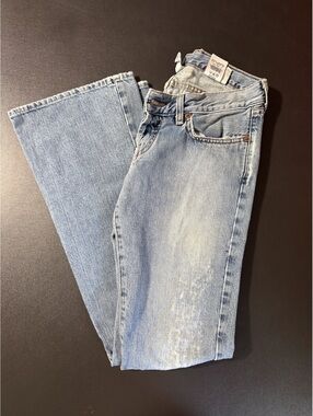Lucky Brand American Made Women's Size 0/25 Light Wash Distressed Denim Jeans